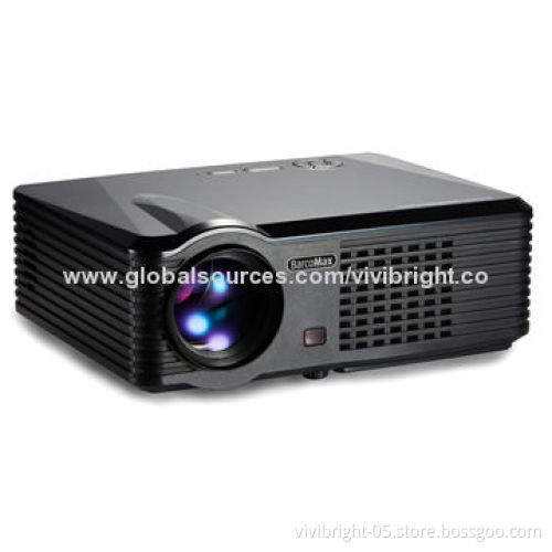 led beamer with 2*hdmi support full hd 1080p 800*480p 2500Lumens iphone ipad projector